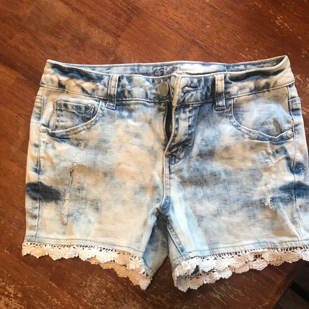 Justice Girls denim shorts